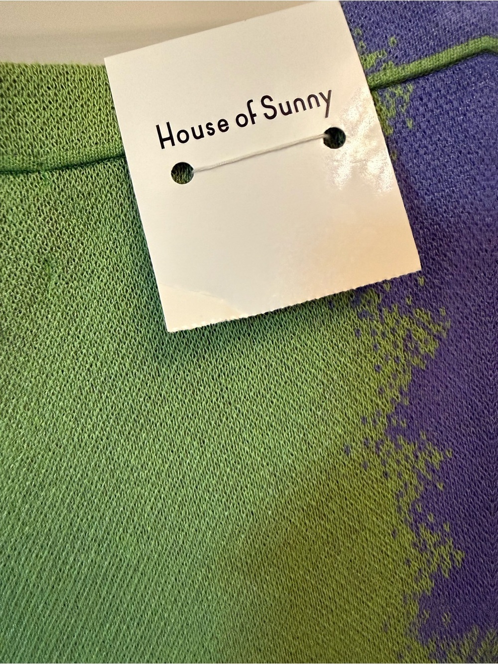 House of Sunny She's Electric Pants Multi Color Festival Concert Pants Size 10 - Picture 5 of 7